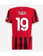 AC Milan Theo Hernandez #19 Replika Hemmakläder Dam 2024-25 Kortärmad